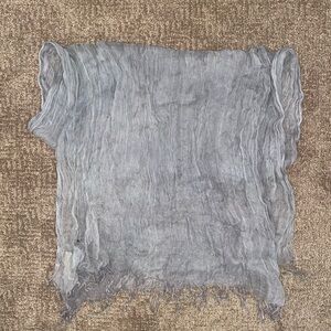 Made in Japan linen scarf (grey)